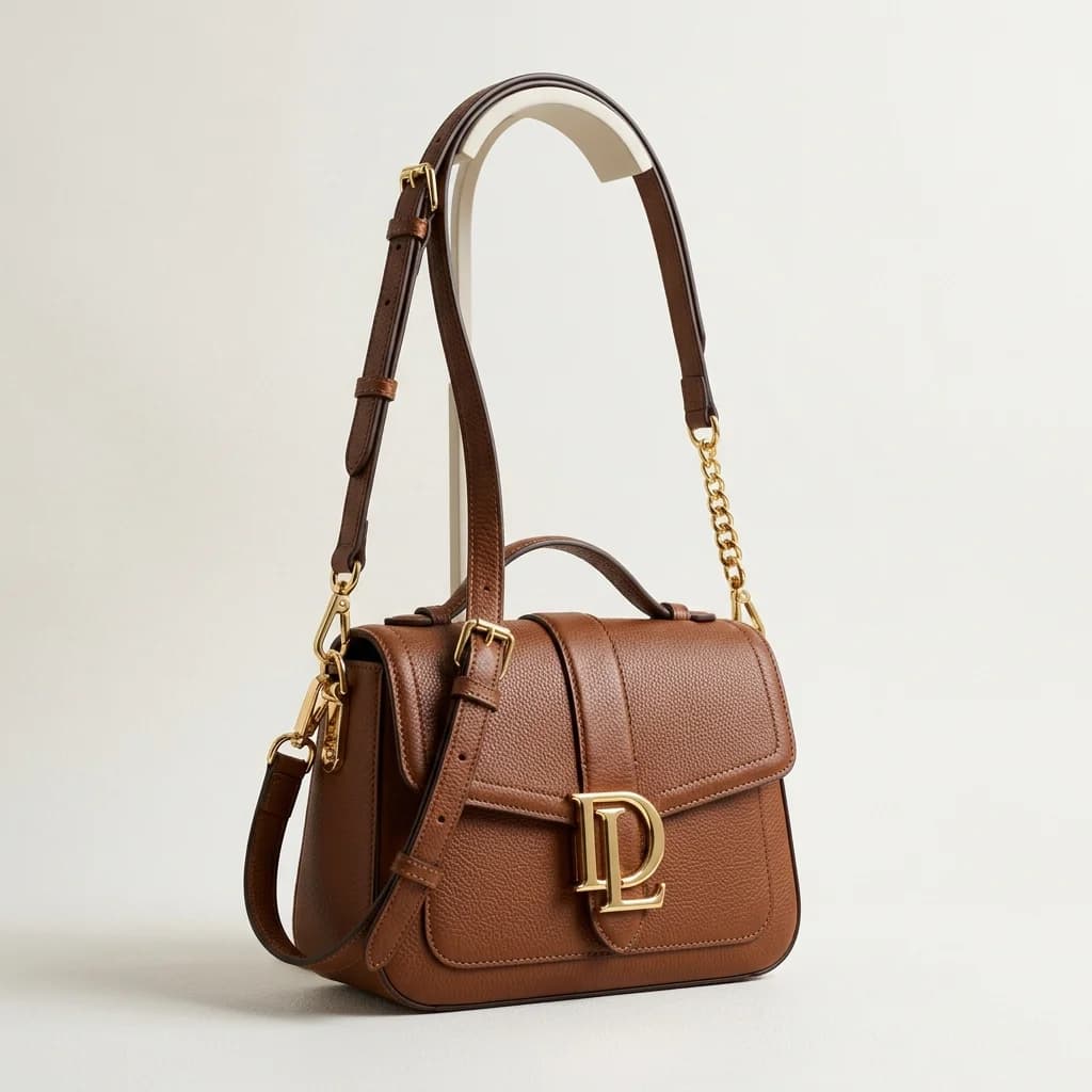 Leather Crossbody Handbag