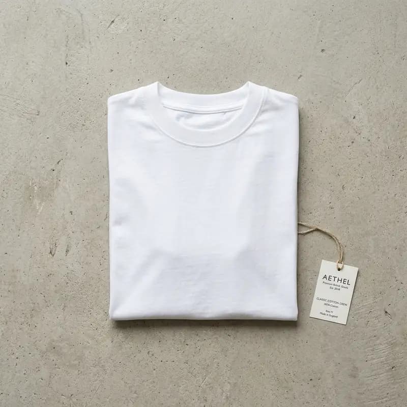 Classic Cotton Crewneck T-Shirt
