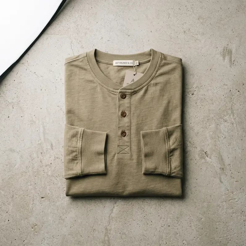 Henley Long Sleeve Tee