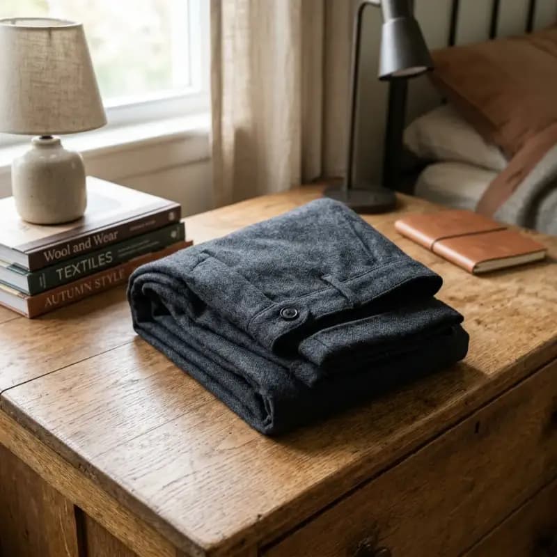 Tailored Wool Dress Slacks